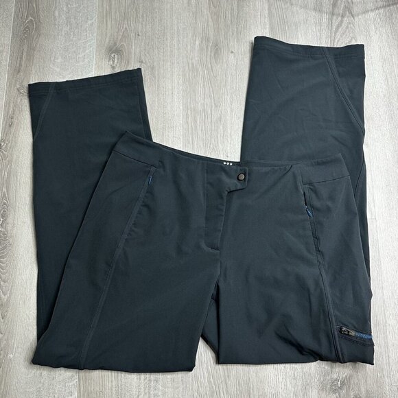 Title Nine Genie Pants Cargo Hiking Outdoor Camping Women 14 Soft Shell Gray - Picture 1 of 12